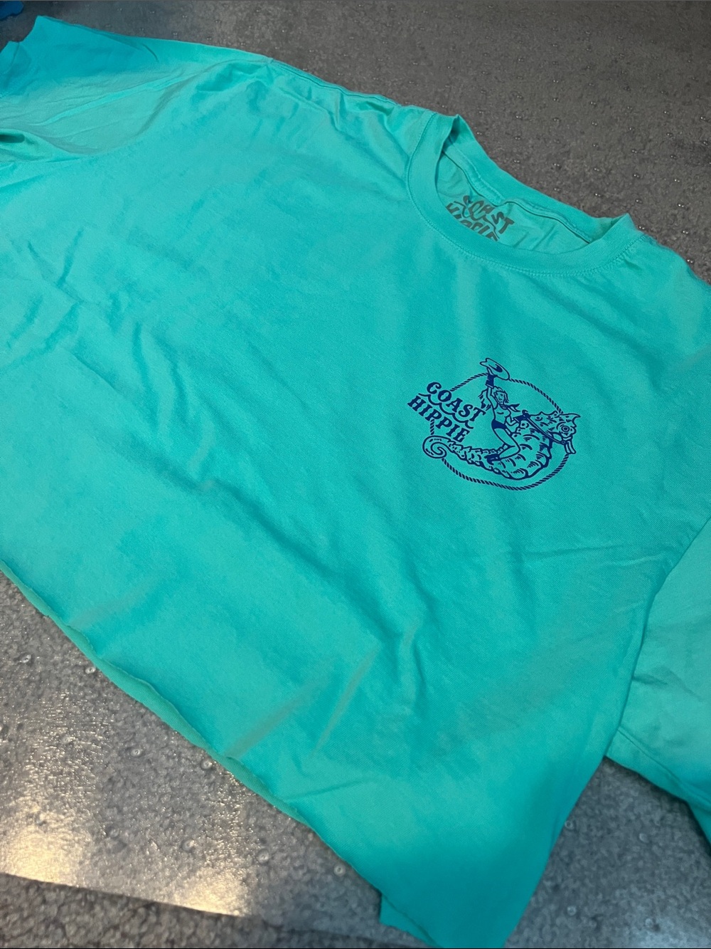 Coast Hippie Cropped Top T Shirt